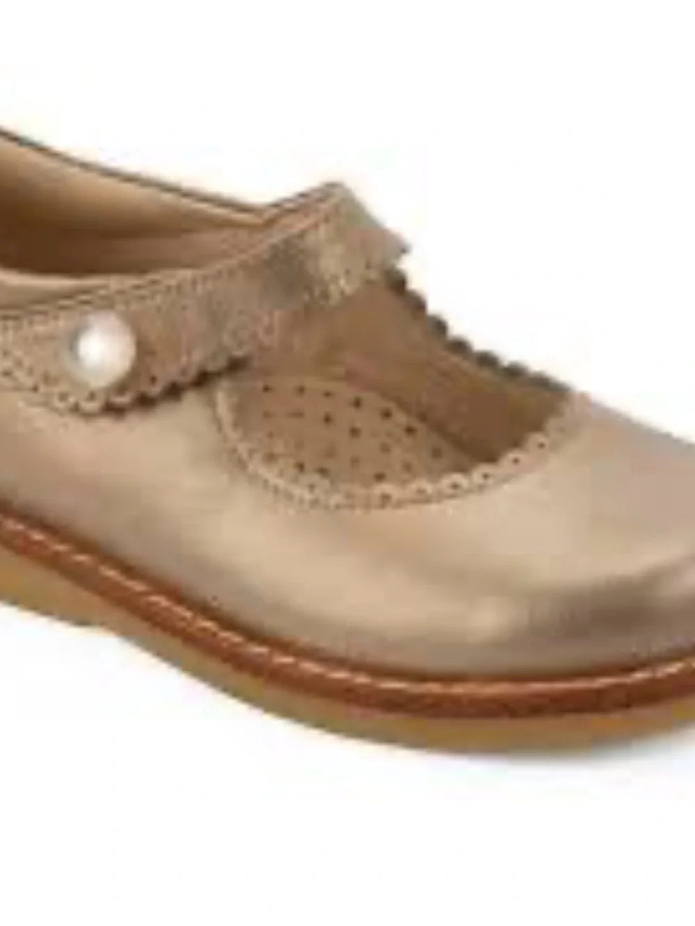 Mary Jane Metallic Champagne – Elephantito size 29